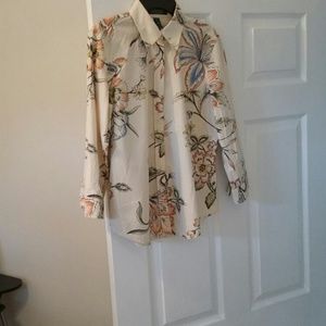 Lauren Ralph Lauren Floral Blouse Womens PS